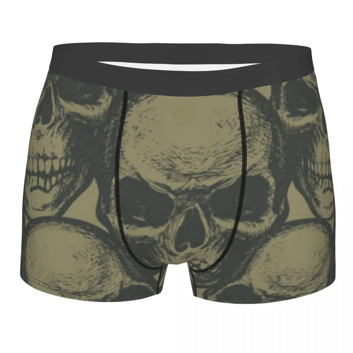 

Underwear Men Boxers Retro Human Skulls Boxer Underwear Male Underpant Boxershort Homme