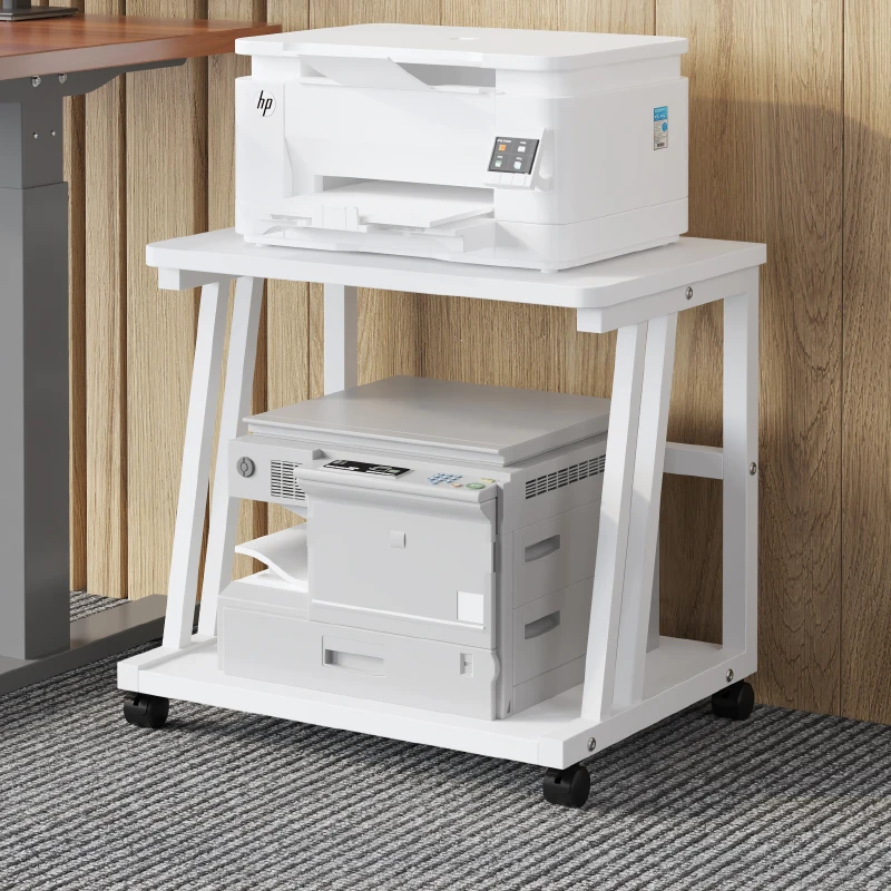 

Mobile Office Cuter Host Storage Ra Stand Multi-layer Floor-standing Home Use Inteated Main Host Organizer elf