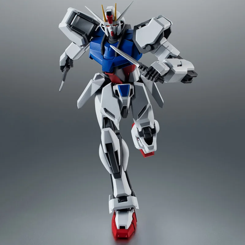 In Stock Genuine Original ROBOT Spirits BANDAI GAT-X105 300 Strike Gundam Ver. A.N.I.M.E. Action Anime Figure Doll Ornament Gift