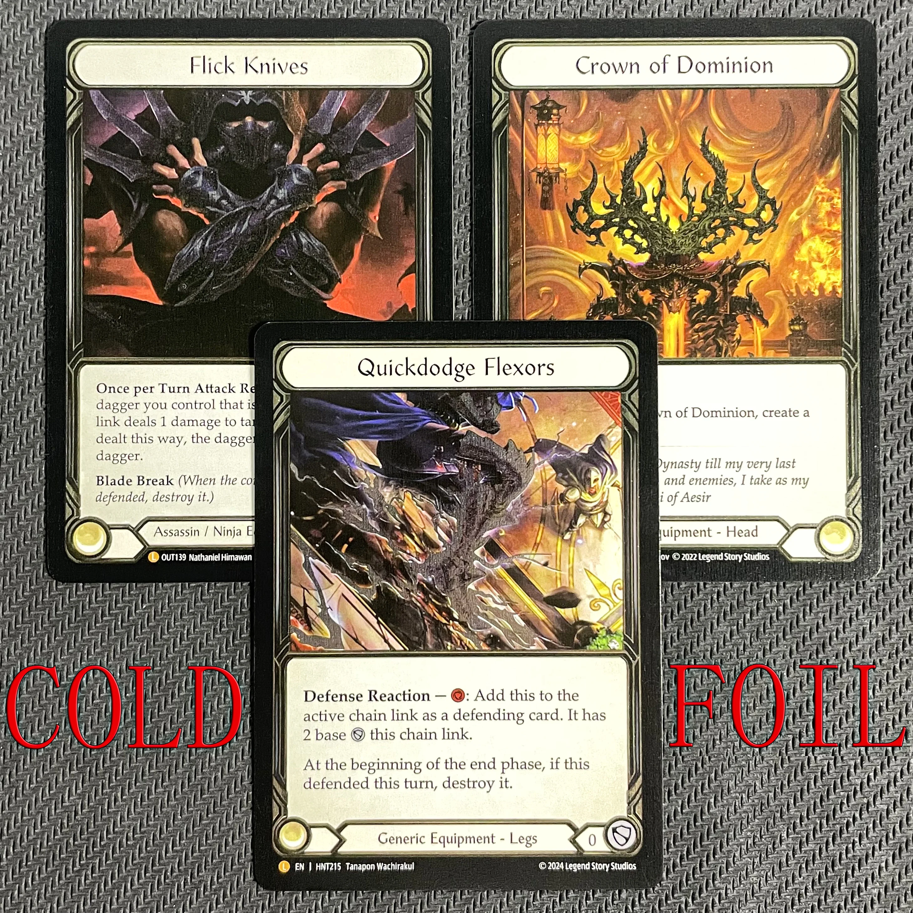 

FAB COLD FOIL Proxy Collection Cards Crown of Providence Singularity Fellinng of the Crown Proxy TCG Game Cards