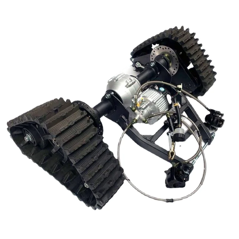 Four-Wheel Snowmobile Modified ATV Electric Karting Crawler Wheel Motor Half Shaft Differential Spore with Rear Fork