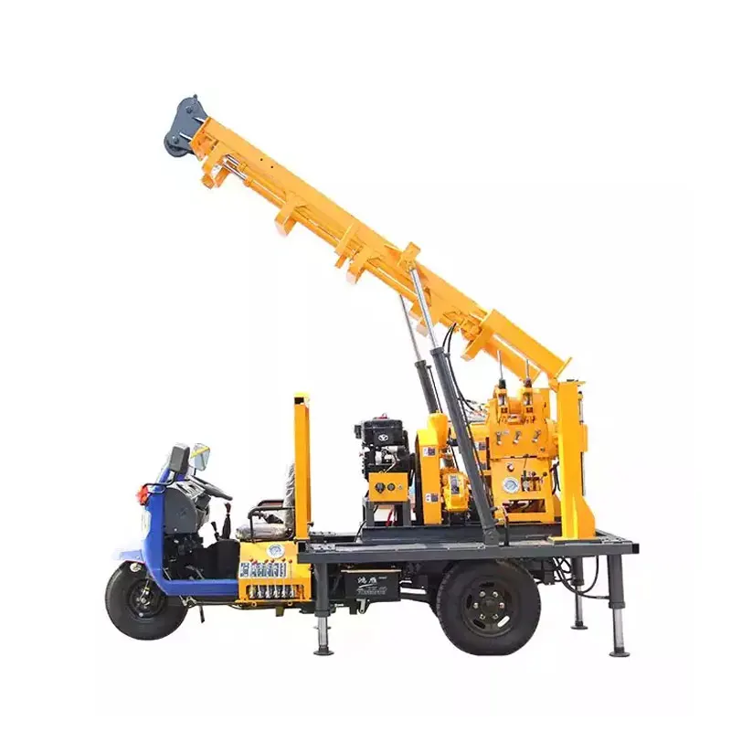 200M Full Hydraulic Deep Tricycle Type Car Drilling Rig Water Well / Core Drilling Rig Truck / Rotary Truck Mounted Drilling Rig