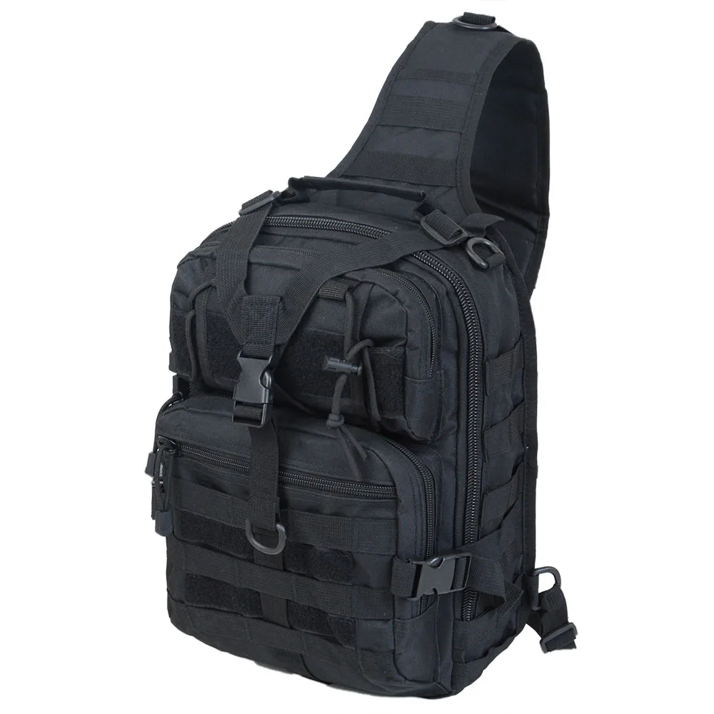 

Тактическая одноплечная сумка-рюкзак для велоспорта, кемпинга, походов, патрулирования, с боковыми подкладками