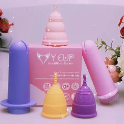 Portable Menstrual Cup Booster Easy To Use Silicone Cup Women's Menstrual Supplies Menstrual Cup Booster Women's Health Care Set