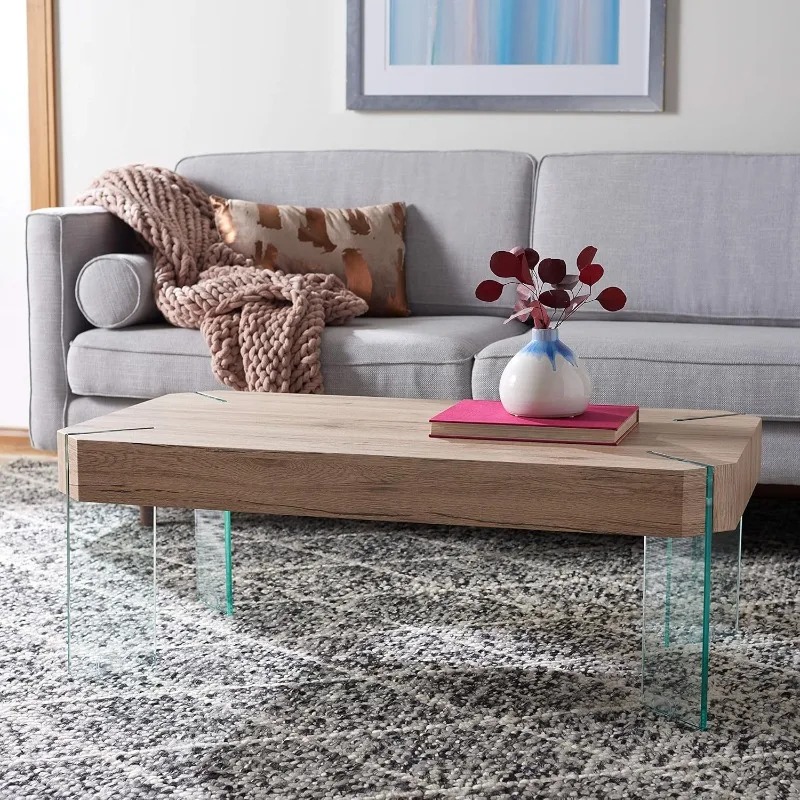 Home Collection Katelyn Rectangular Floating Coffee Table COF7002B, 43.3