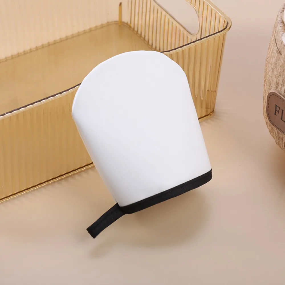 Guantes de loción corporal de cuero PU que evitan el guante autobronceador de secado rápido pegajoso aplicador de maquillaje lavable reutilizable para personas perezosas