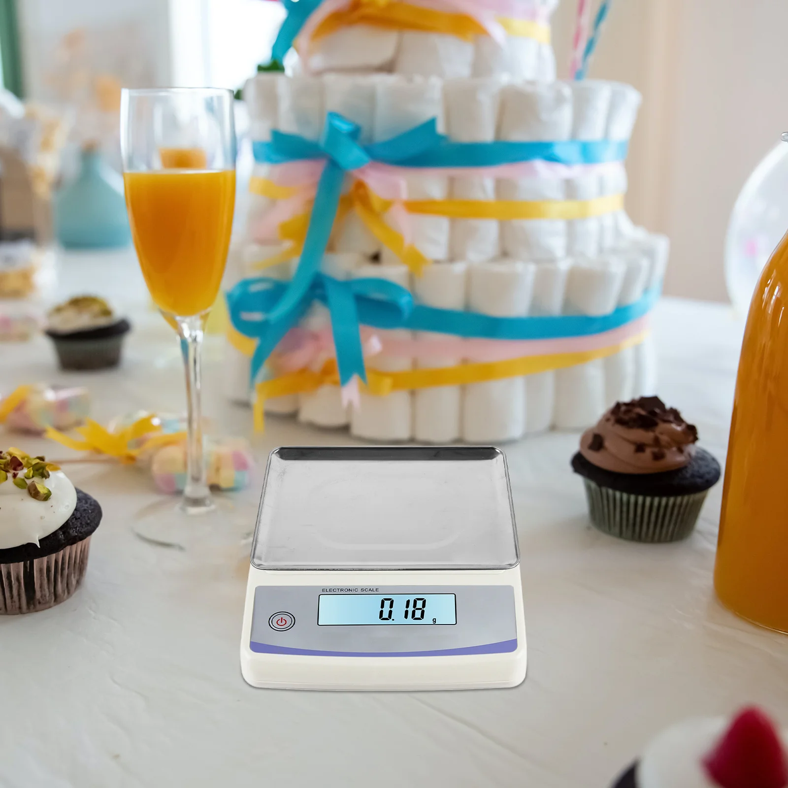 

Stainless Steel Electronic Scale Tray Rectangle Rust Resistant Kitchen Weighing Scale Pan Replacement Weighing Pans