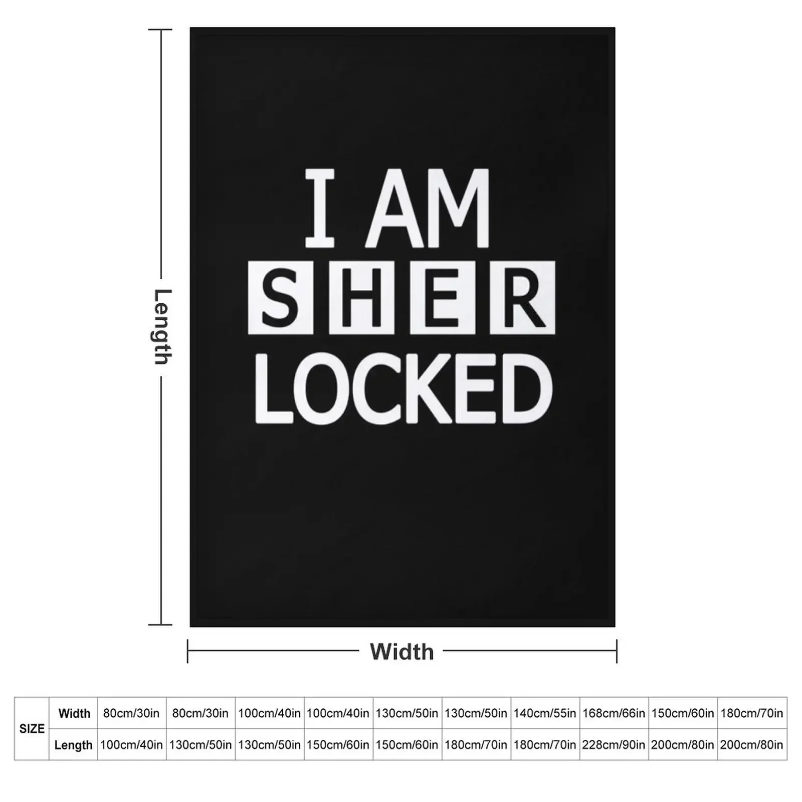 I am ---- locked Throw Blanket wednesday Soft Beds Plush decorative Sofa Throw christmas gifts Blankets