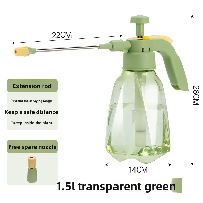 Household small watering tool for succulents, watering spray bottle, gardening-specific air-pressure spray bottle