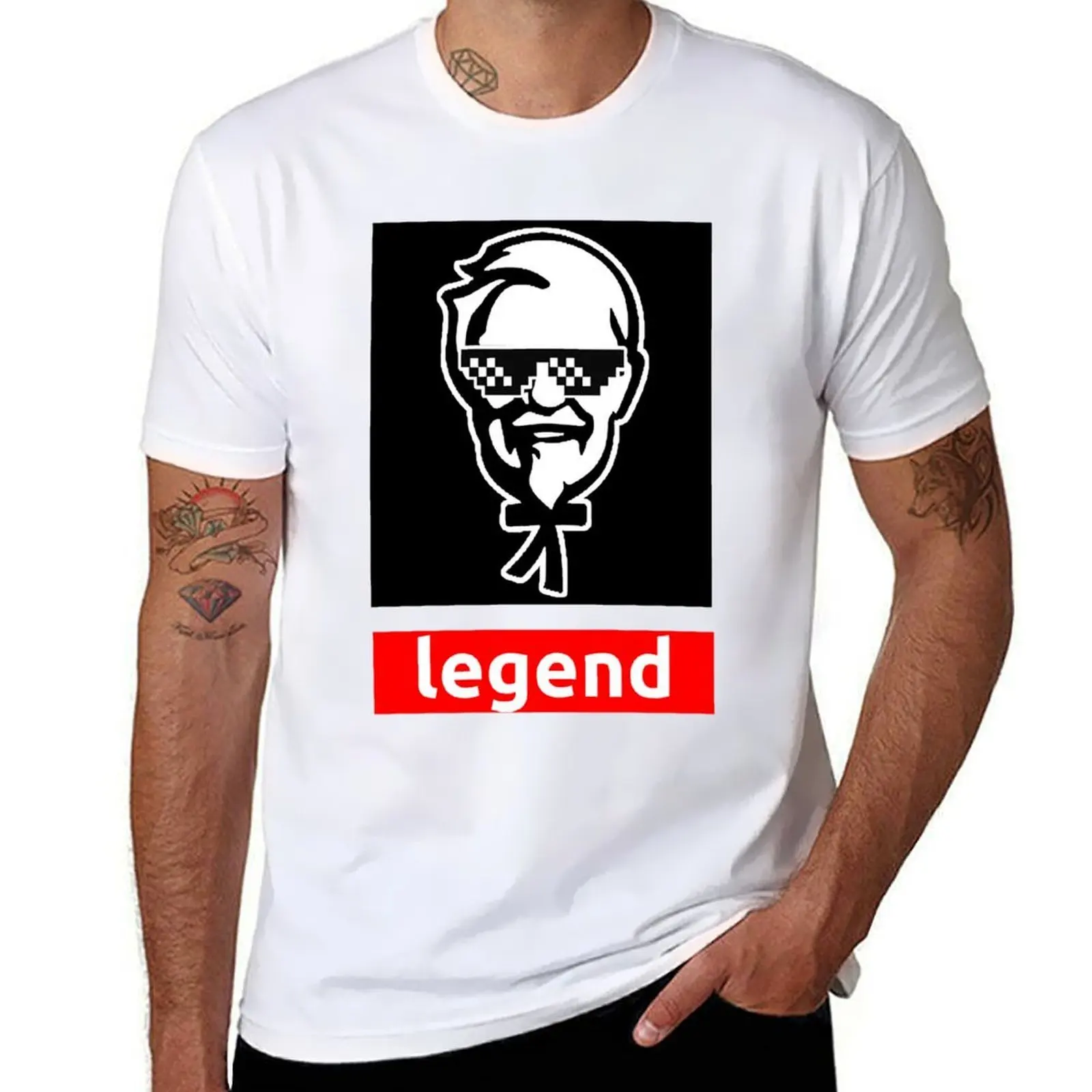 

Colonel Sanders - Famous Figure Legend Classic T-Shirt black cotton t-shirt plain for man package man t shirt summer T-Shirt