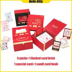 VANCARD'S Sanrio Cards Hello Kitty 50th Anniversary Limited Collection Cards Mistery Box Board Game Toys Birthday Gifts for Kids