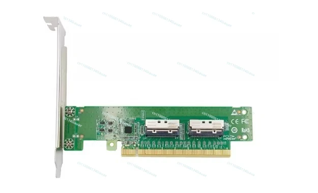 

Карта-адаптер PE5160-4IL PCIe 5.0 X16 для MCIO 8i, основная плата должна поддерживать разделение портов PCIe.