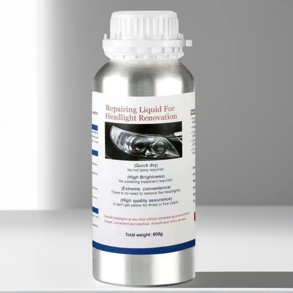 

800ML Car Headlight Polishing Liquid - Polymer Headlamp Renovation Cleaning Agent