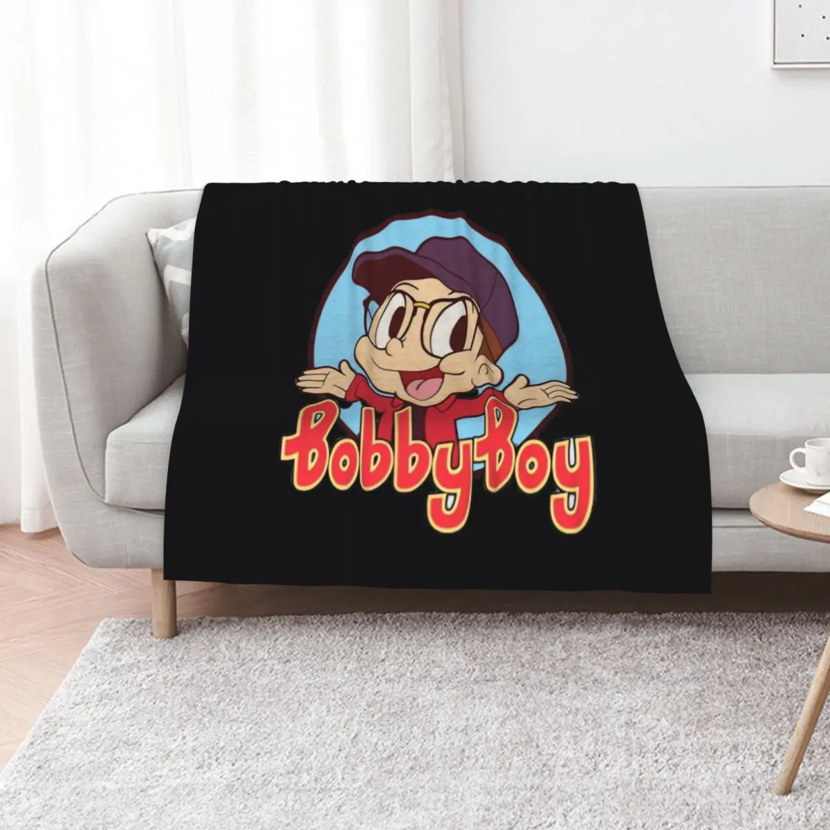 logic bob1 Throw Blanket Stuffeds Flannels Soft Plush Plaid Thermals For Travel Beautifuls Loose Blankets