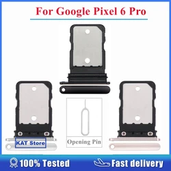 For Google Pixel 6 Pro 2021 SIM Card Holder Slot Sim Tray With Eject Pin Tool Replacement Parts