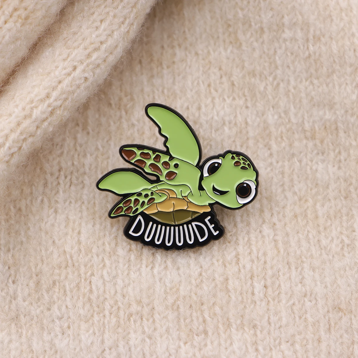 Cute Sea Turtle Enamel Pin Cartoon Brooches for Women Men Lapel Pins Badges Clothes Accessories Animal Jewelry Friends Gift