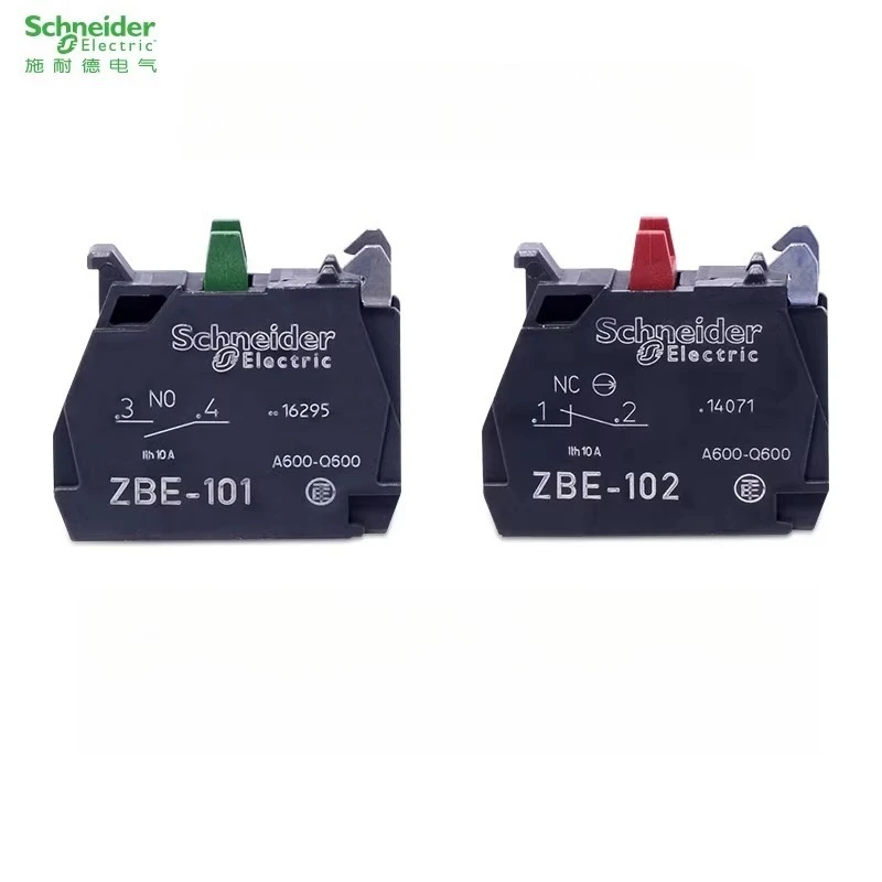 

10 PCS Original Schneider ZBE101 ZBE102 XB4 Button Contact Module ZBE1015 ZBE1025 New