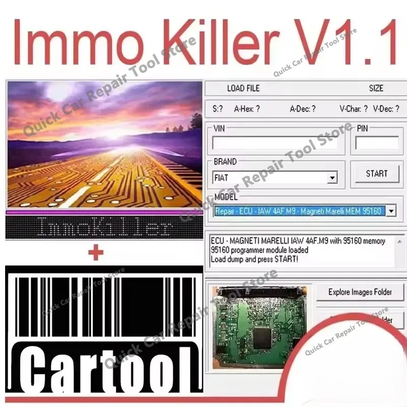 New IMMO DOCTOR V2.1 With Unlimited KEYGEN MULTI BRAND Immo Off Software ECU Chip Tuning + ImmoKiller V1.10 ECU Programmer Tool