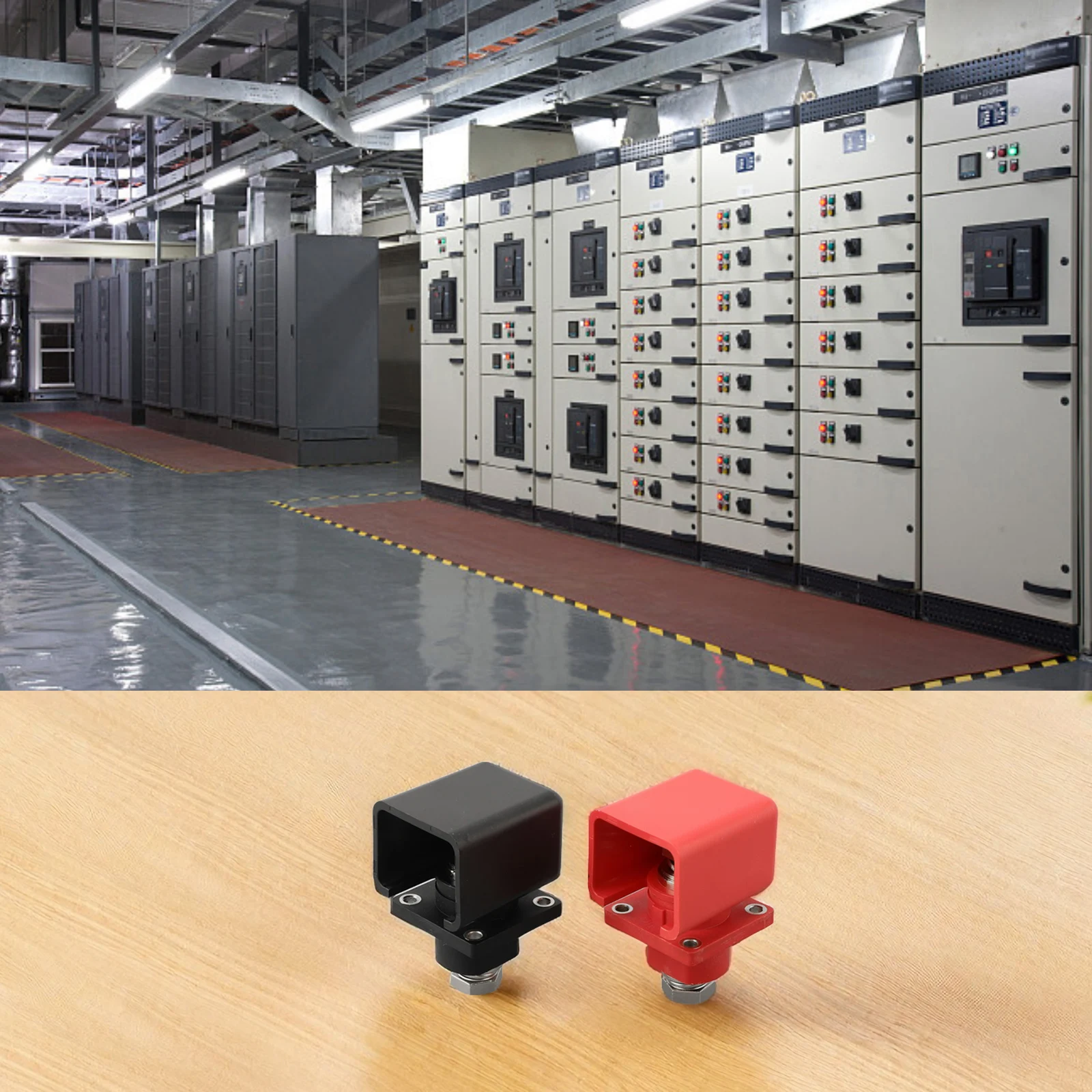 Battery Connector Terminal Block Home Electrical High Conductivity Current Energy Lithium Sturdy Wall-mounted Wear-resistant