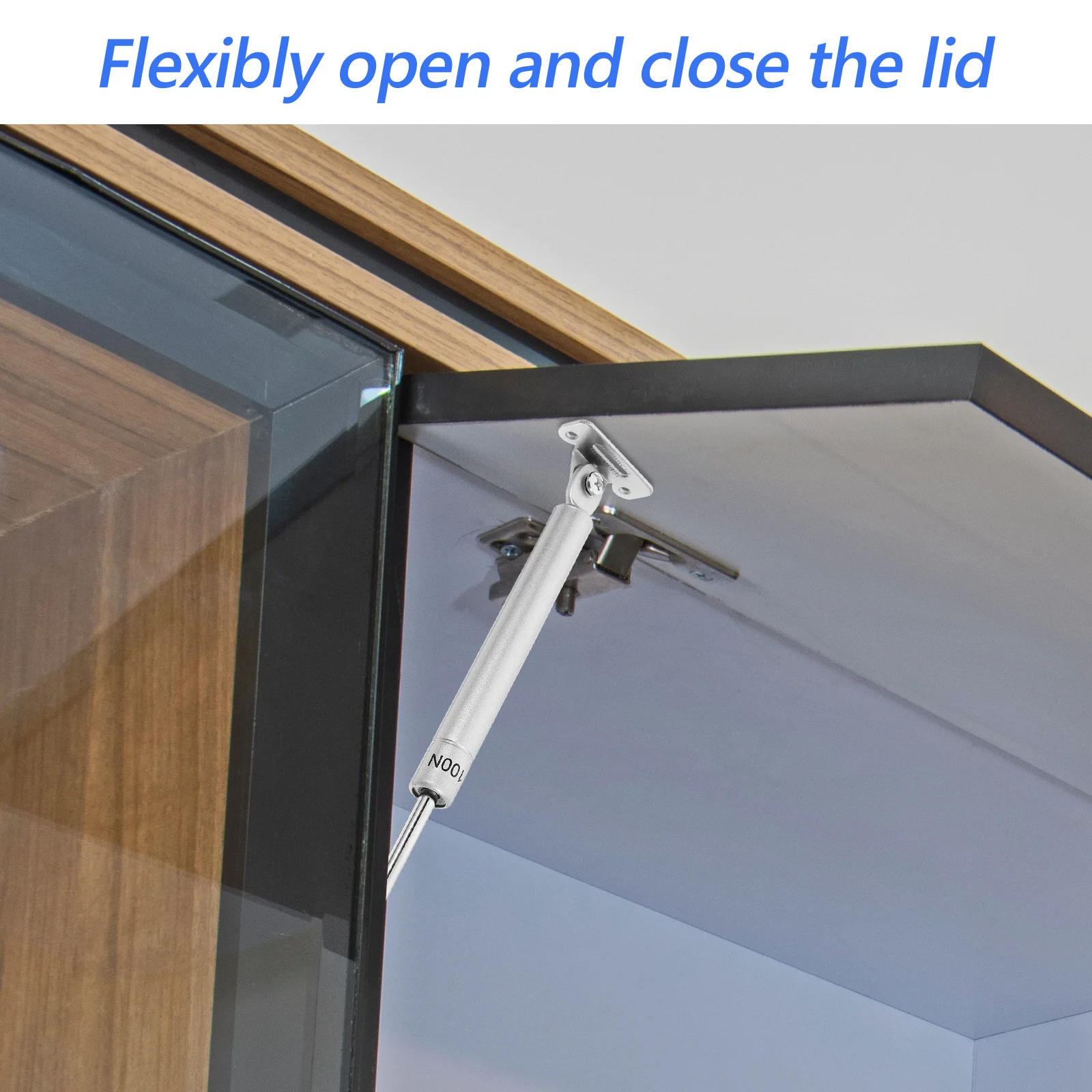 

2Pcs Gas Strut Hydraulic Pressure Pneumatic Rod for Kitchen Cabinet Door Opening Closing Lift Support Buffer Telescopic