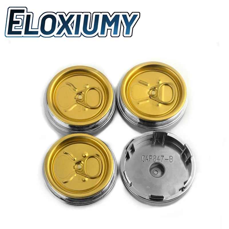Eloxiumy 4pcs Car Wheel Center Hub Caps Covers CAP-637 Auto Replacement Parts Car Styling Tyre Rim Hub Cap Cover OD 60mm ID 56mm