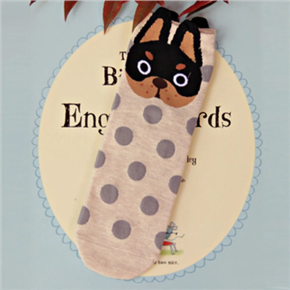 New Women Cartoon Cute Dog Harajuku Socks Funny Corgi Puppy Gift Christmas Present Dropship
