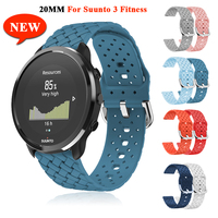 20mm Smart Watch Weave Silicone Bracelet Straps For Suunto 3 Fitness Watchbands Realme Watch/T1 Smartwatch Belt Wristband Correa