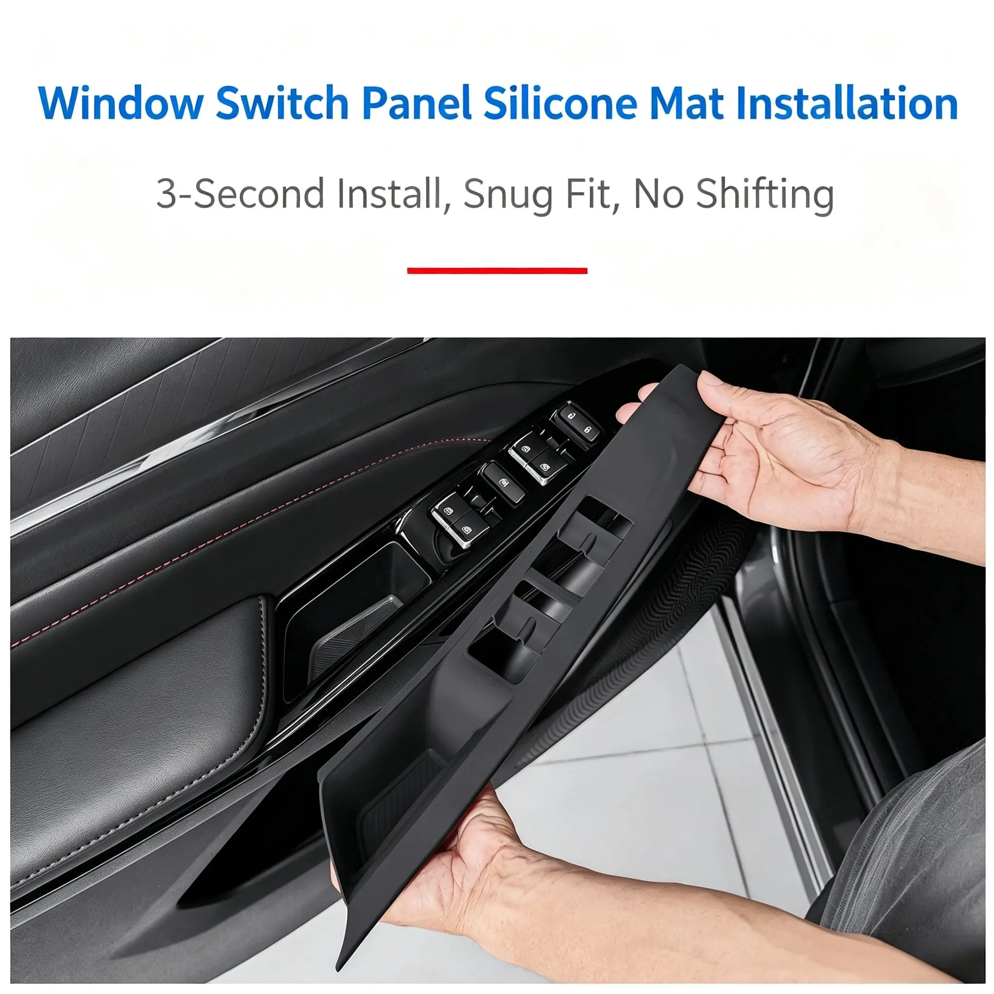 Soft Silicone Window Switch Cover For Changan X5 PLUS 2026 Waterproof Door Panel Button Mat Anti-Dust Car Interior Accessories 2