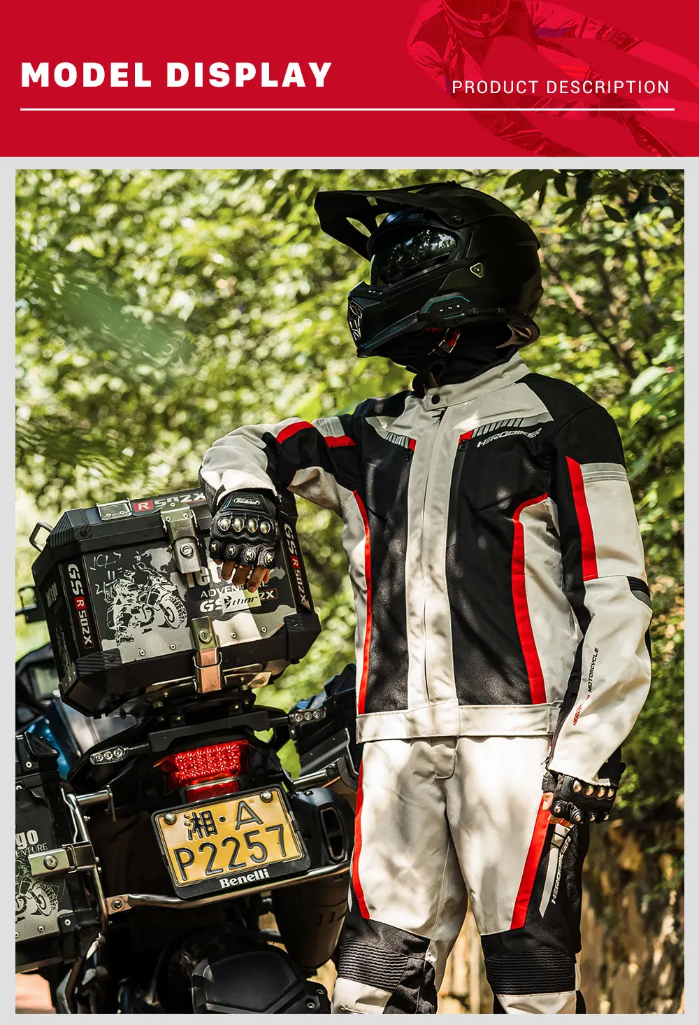 HEROBIKER Waterproof Motorcycle Jacket Man Racing Jacket Wearable Motorcycle Pants Moto Clothing With EVA Protection 23 S776c4bdb31a14e3a88f7da60ee61710f5