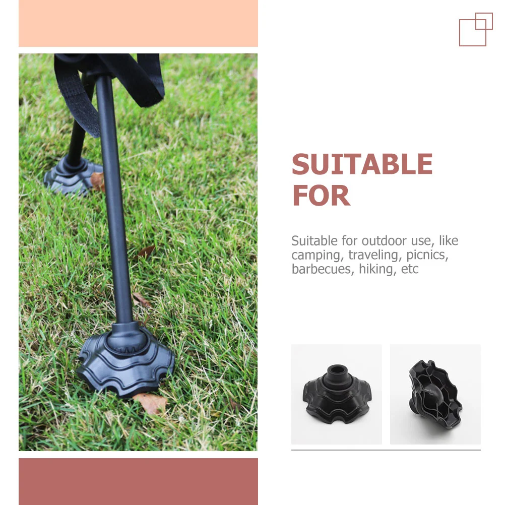 4 Uds cubierta de base de silla Protector de patas de muebles suelo de madera protectores de Camping plegables para patas de mesa de plástico