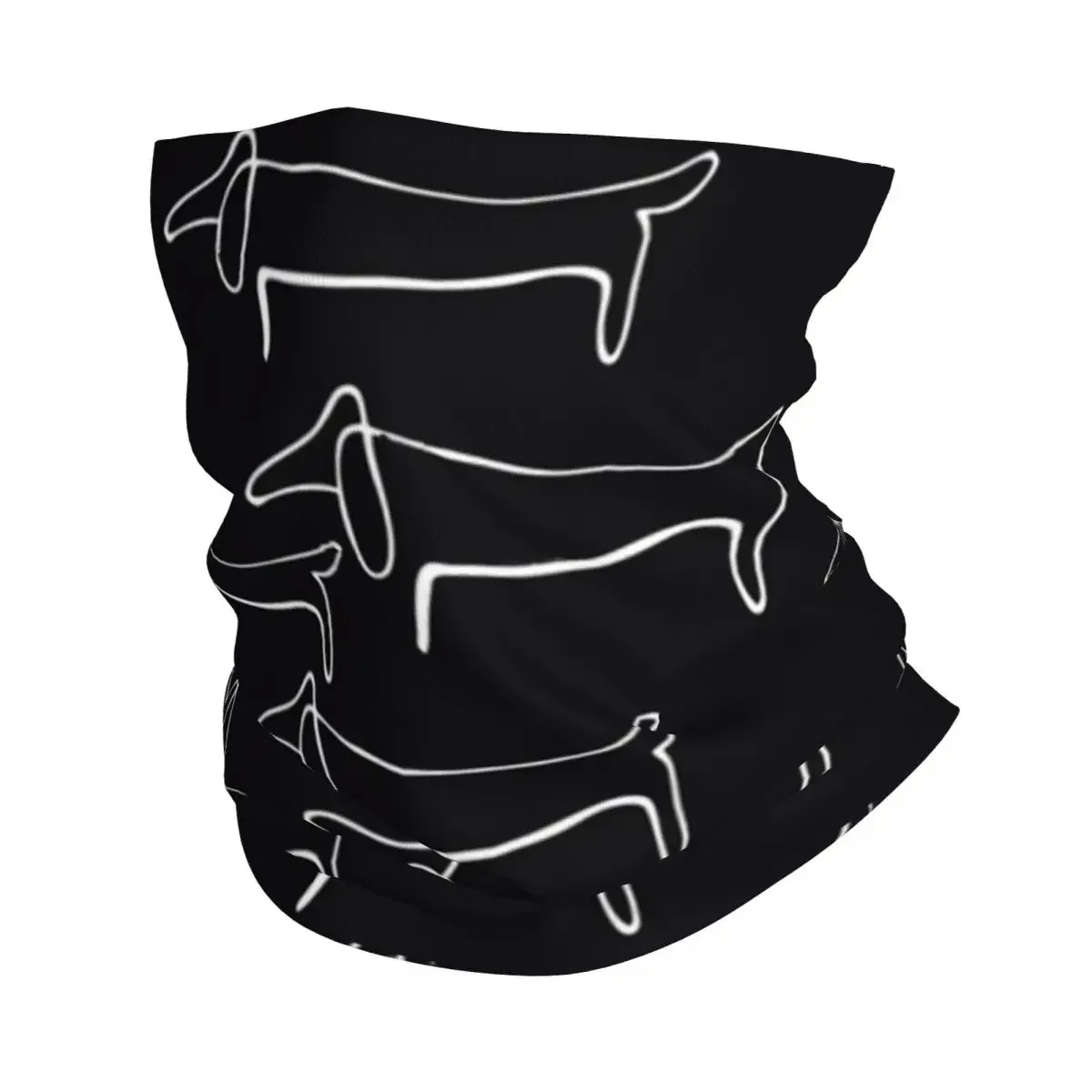 Pablo Picasso Wild Wiener Dog Dachshund Bandana Neck Gaiter Printed Magic Scarf Warm FaceMask Outdoor Sports For Men Windproof