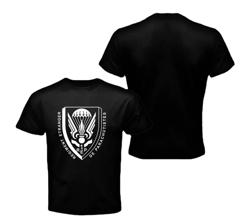 

French Foreign Legion Légion Etrangère Special Forces Black Men T-Shirt Short Sleeve Casual Cotton O-Neck Shirt