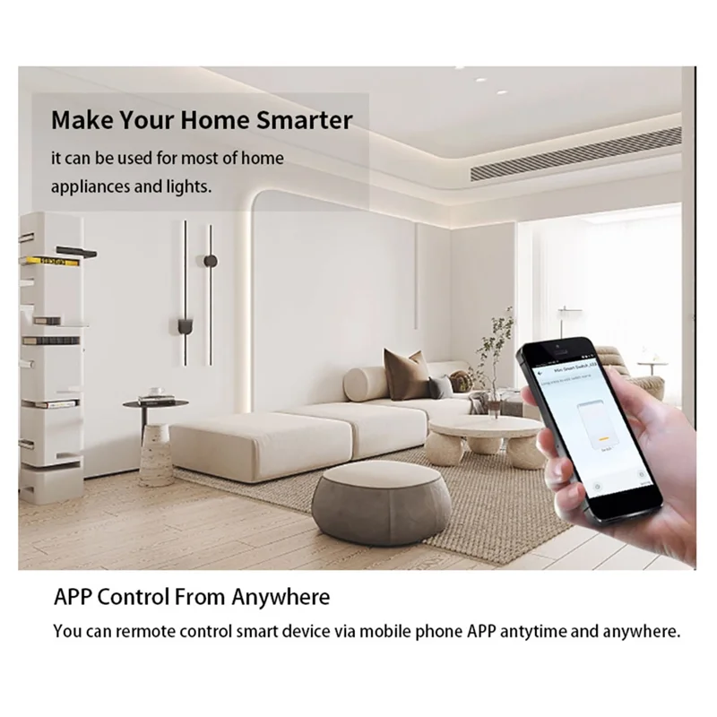 

FORW-Tuya WIFI Smart Switch Controller Gate Garage Door Opener 1CH 7-32V Timerinching Self-Locking Relay Module