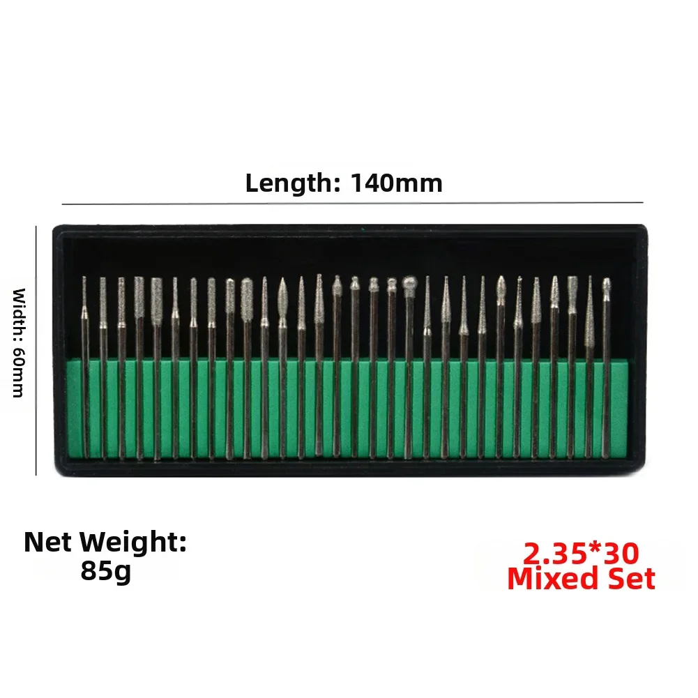 Precisieboren DIY-boorset Knutselprojecten 1 mm Tipgrootte 18 inch schacht 30-delige set Zuinige prijs