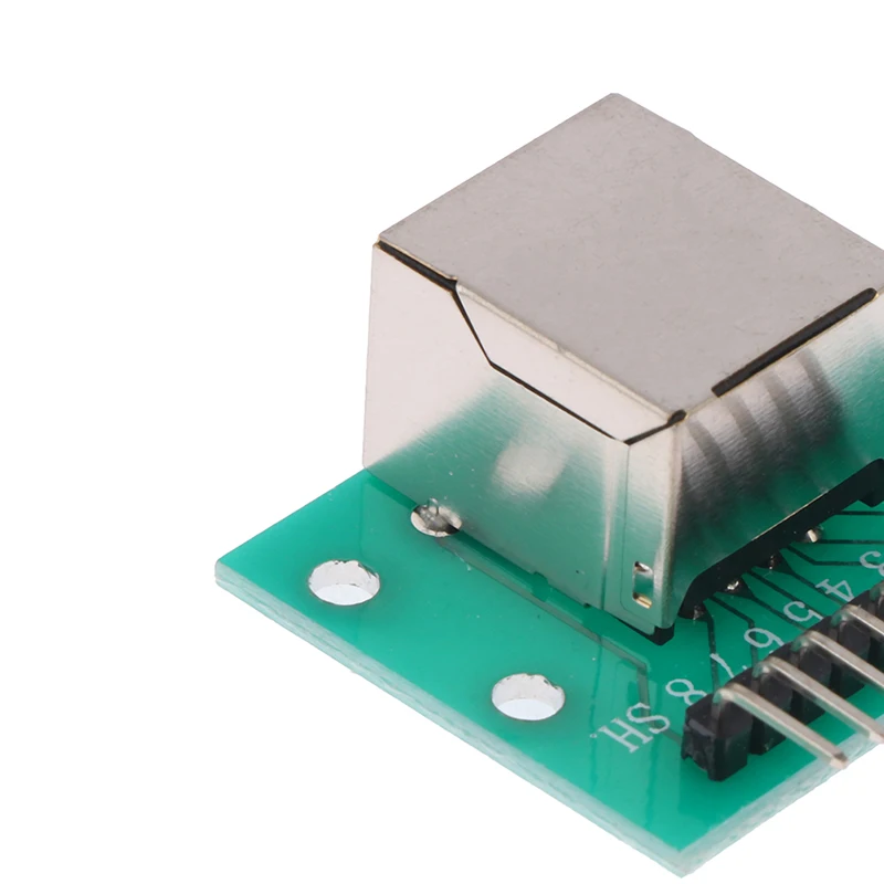 1Pc Nieuwe Rj45 Adapter Board Naar Xh2.54 Modulaire Ethernet Connector Adapter Netwerk Interface + Breakout Board + Pin Header