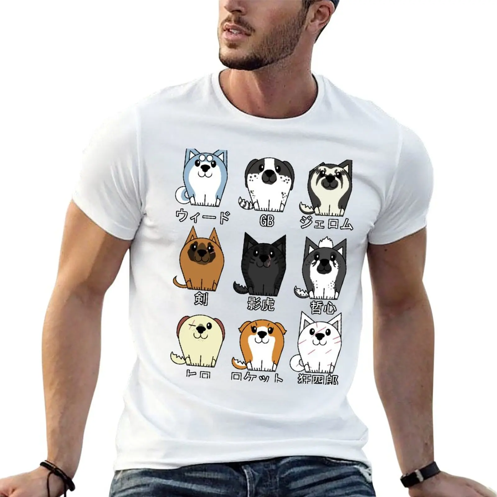 Ginga - Soldiers of Ohu (Ginga Densetsu Weed) T-Shirt anime tshirt man t shirt graphic T-Shirt