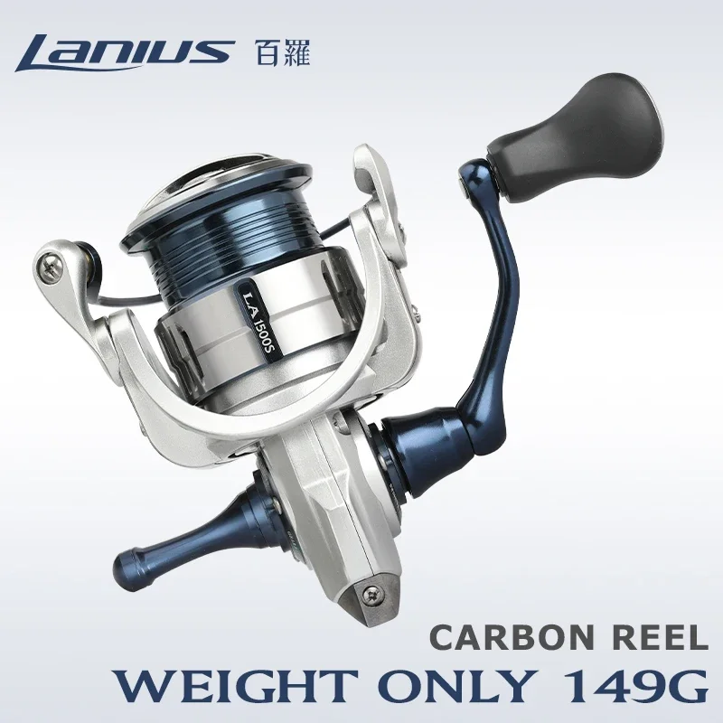 

TSURINOYA Spinning New Fishing Reel 2024 LANIUS 800 1000 1500S Ultra Light 145g Shallow Spool Reel Stand Ajing Light Game Wheel