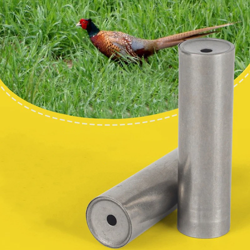 Outdoor Steel Bird Shooting Whistle Pheasant Hunting Whistle for Hunter Bird Calls Hunting Pheasant Gear