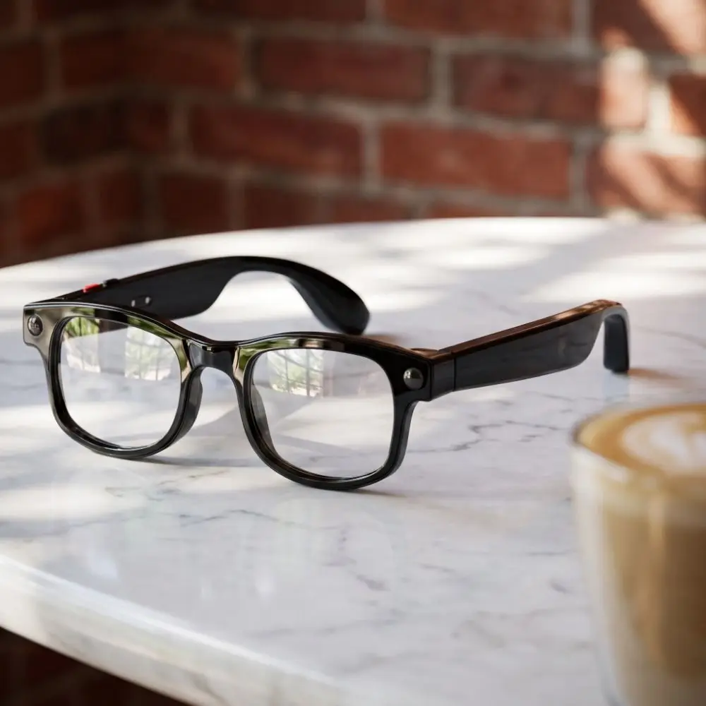 2 in 1 AI Smart Glasses Real-time Translation HD Photo Video Voice Smart Video Glasses Bluetooth Audio Anti-Blue Light