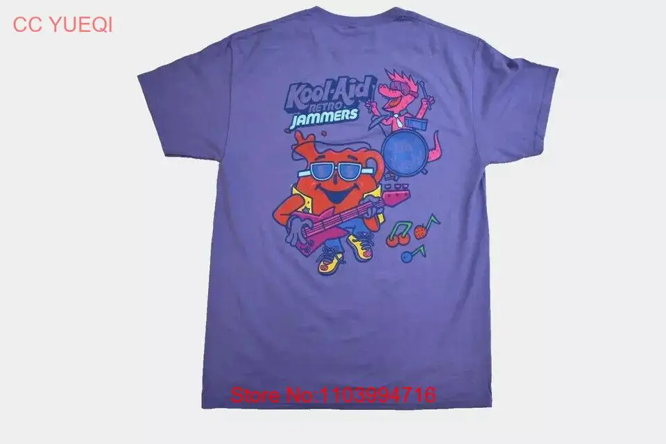 Kool-Aid Mens Kool Aid Retro Jammers Kool Aid Man Oh Yeah Violet Shirt New M