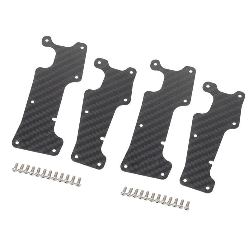 Carbon Fiber Front And Rear Suspension Arm Protector Armor Protection Board For 1/8 Traxxas Sledge RC Car Upgrades Parts