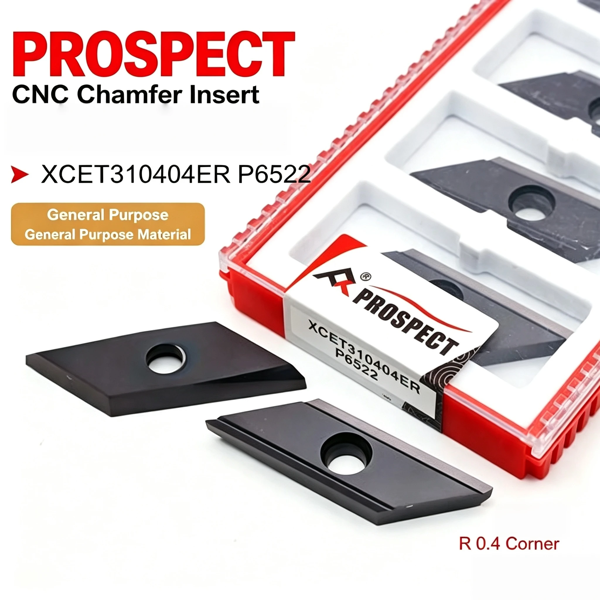 PROSPECT XCET310404ER P6522 Carbide Insert XCET Inserts