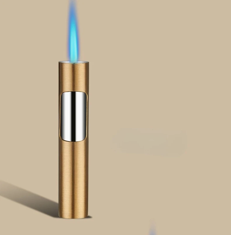 Creative Double-Sided Press-To-Fill Lighter Outdoor Windproof Portable Direct-Charge Lighters Smoking Accessory Men'S Gadget view 3