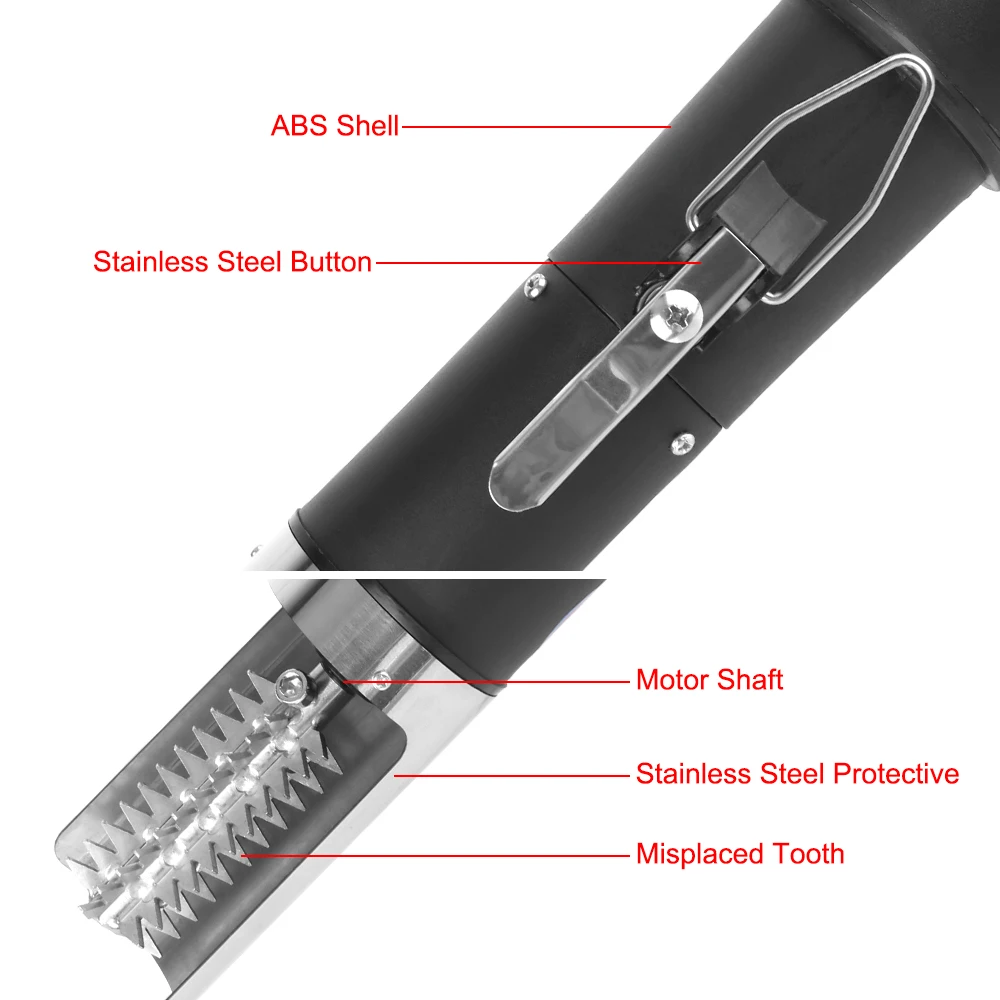 Seafood Knif Electric Fish Scale Scraper Waterproof 125W Fishing Clean Easy Fish Stripper Remover Cleaner Tool Charging Adapter