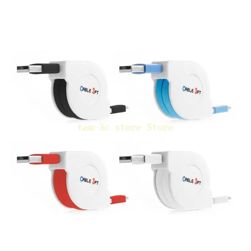 Space Saving USB to Type C Cable Durable & Convenient USB to Type C Cord 10W for Phones Tablets Gaming Consoles D0UA