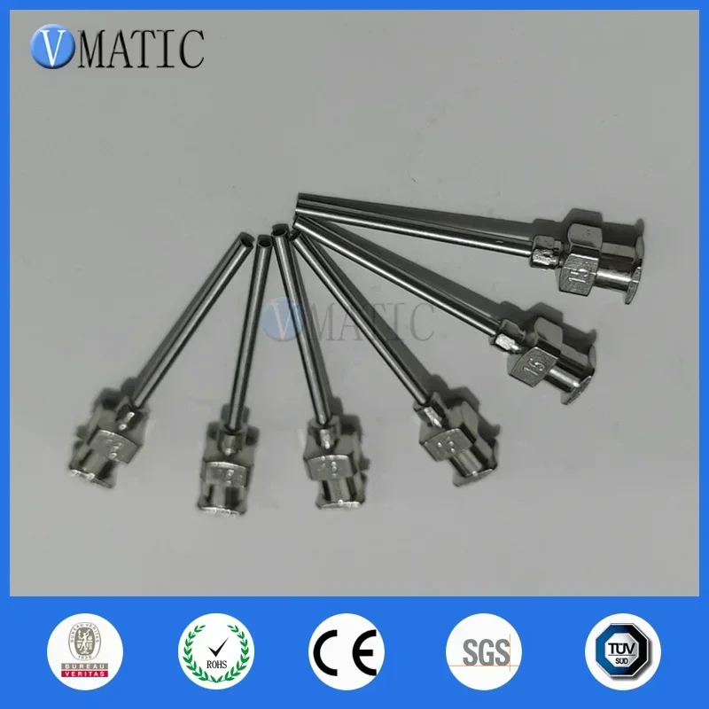 Free Shipping 12Pcs 1 Inch Tip Length 15G High Precision Stainless Steel Needles