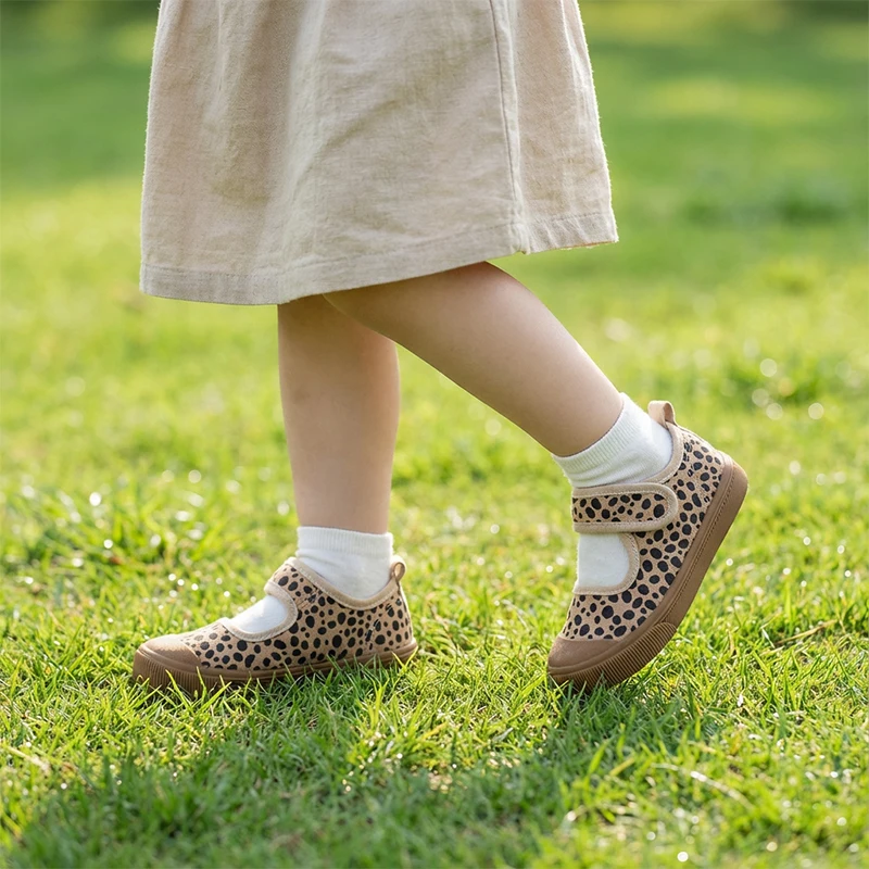 

Детские модные кроссовки с леопардовым принтом, модная повседневная уличная обувь для игр, удобная детская обувь