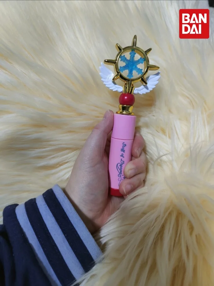 Bandai Cardcaptor Sakura Gashapon Lipstick Case Magic Wand Design Sealing Star Dream Wand Lipstick Holder Decor For Anime Fans view 6