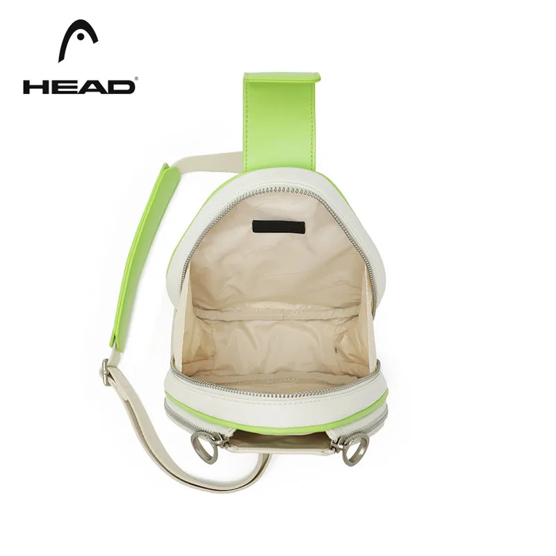 Echte Head Ping Pong Tennis Racket Tas Mannen Vrouwen Tafeltennis Racket Cover Shell Vormige Sporttassen Pu Schouder Accessoires