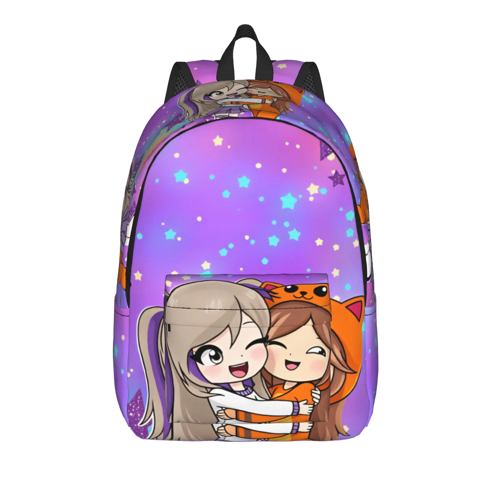 Pastel Banner Group Lyna Vallejos Backpack  Fashion Backpacks Boy Camping Large School Bags Colorful Rucksack